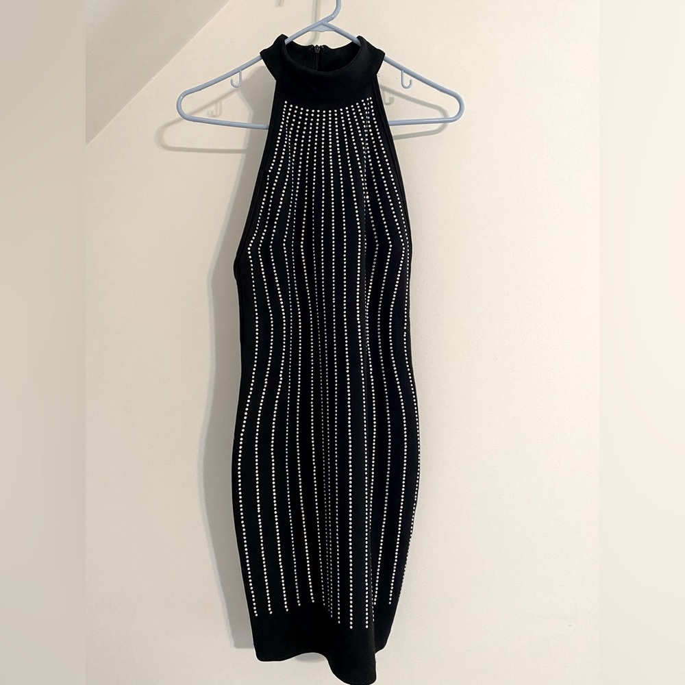 Halter sequin dress